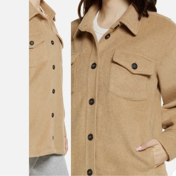 Thread and Supply Camel Shacket - Picture 3 of 7